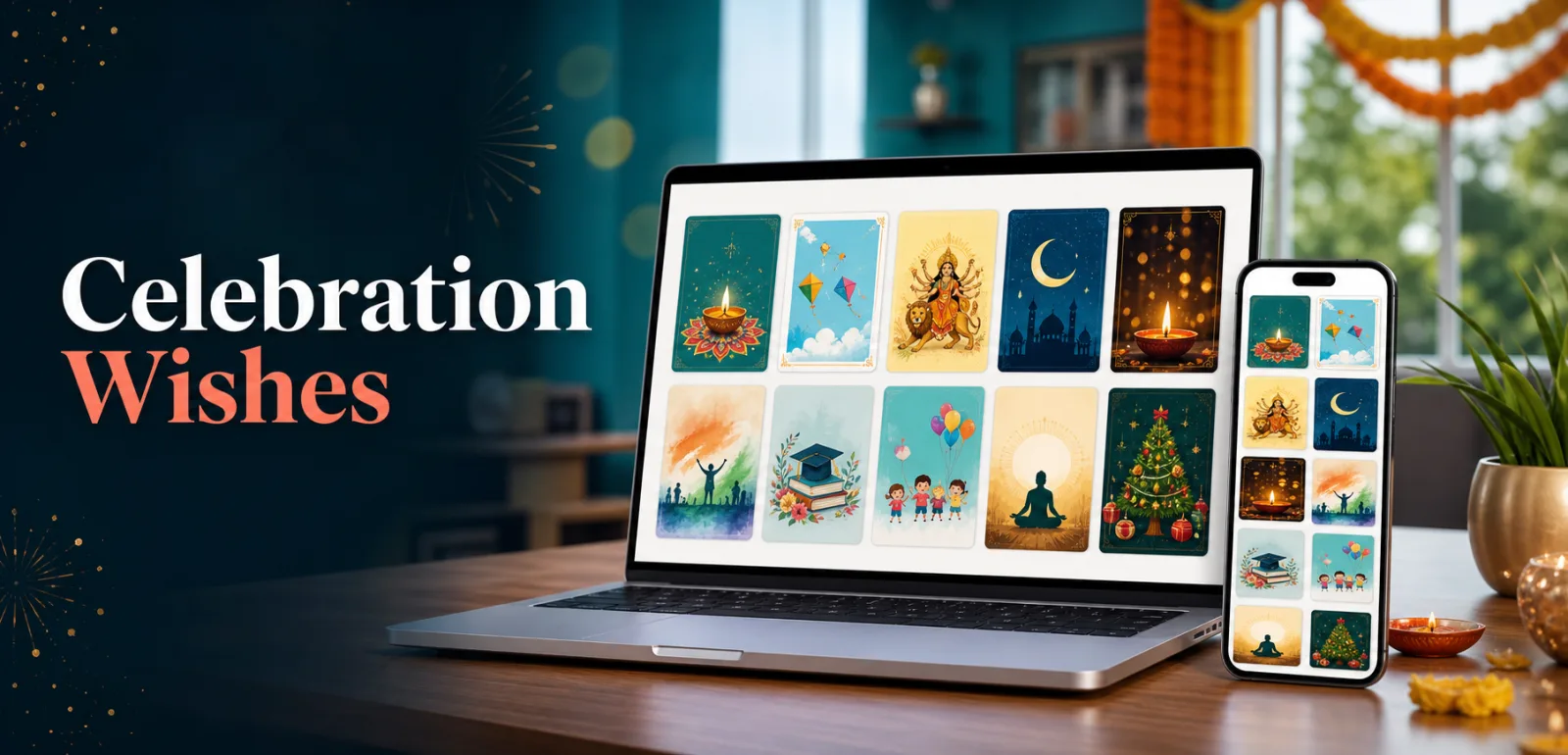 Celebration Wishes cards for schools and colleges